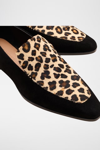 Mocassins en cuir suédé - Noir