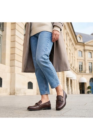 Mocassins en cuir Ramona - Marron