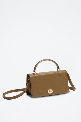 Sac à main en cuir Sibel - Taupe