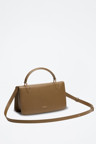 Sac à main en cuir Sibel - Taupe