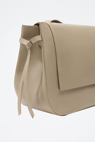 Sac porté épaule en cuir Ilona - Beige
