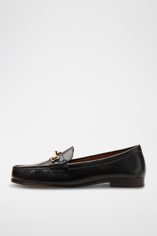 Mocassins en cuir Gaïa - Noir