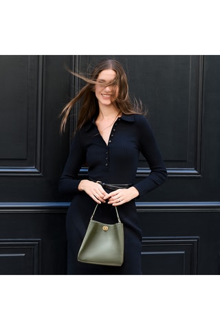 Sac à main en cuir Ada - Vert