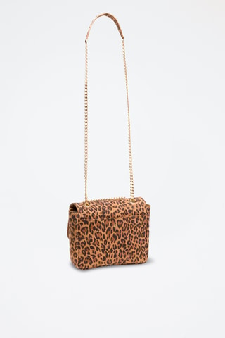 Sac porté épaule en cuir Léonie - Marron