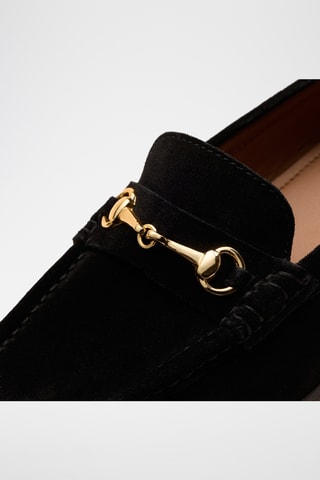 Mocassins en cuir suédé - Noir