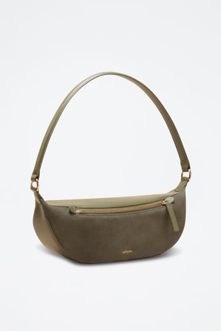 Sac porté épaule en cuir Pia - Vert