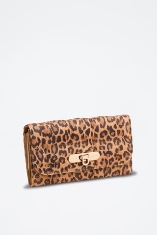 Pochette en cuir Ruth - Marron