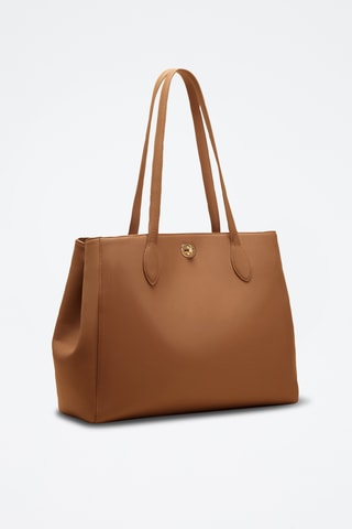 Sac à main en cuir Camille - Marron