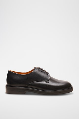 Derbys en cuir Laure - Noir