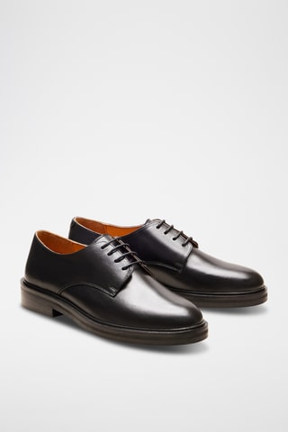 Derbys en cuir Laure - Noir