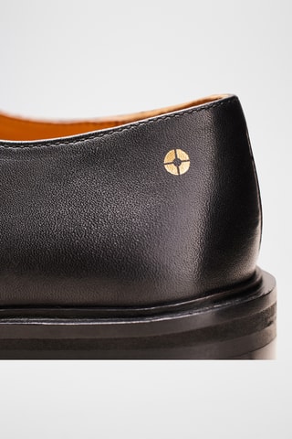 Derbys en cuir Laure - Noir