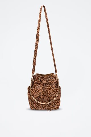 Sac seau en cuir Ninon - Marron