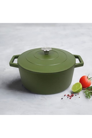 Cocotte en fonte d'acier 28 cm - 6,8 l