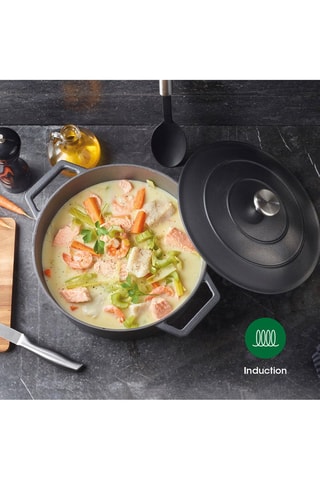 Cocotte en fonte d'acier 28 cm - 6,8 l