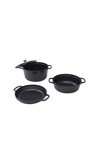 Batterie de cuisine en fonte - 4 pièces