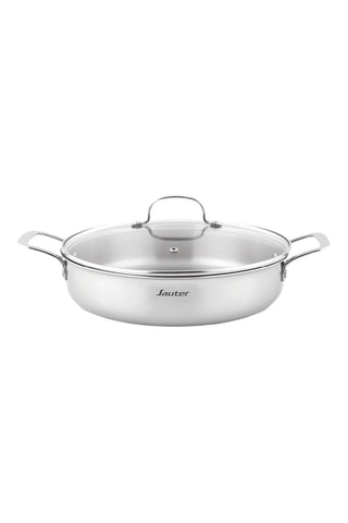 Sautoir en acier inoxydable revêtement céramique - 28 cm