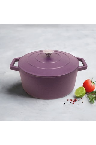Cocotte en fonte d'acier -  28 cm - 6,8 l