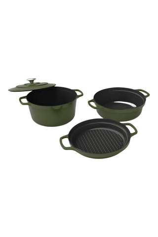 Batterie de cuisine en fonte - 4 pièces