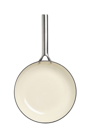 3 poêles en fonte d'acier émaillée - 20/24/28 cm