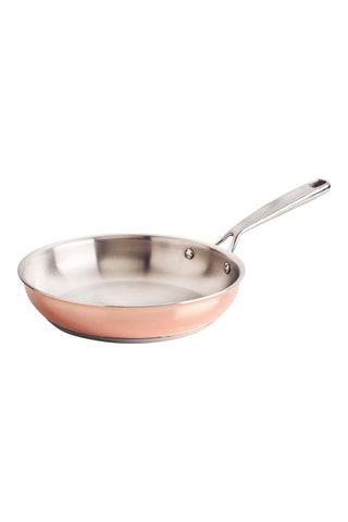 Poêle en cuivre et acier inoxydable - 24 cm