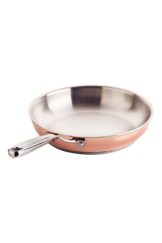 Poêle en cuivre et acier inoxydable - 24 cm