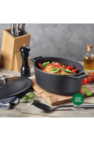 Cocotte en fonte d'acier - 30 cm - 4,7 l