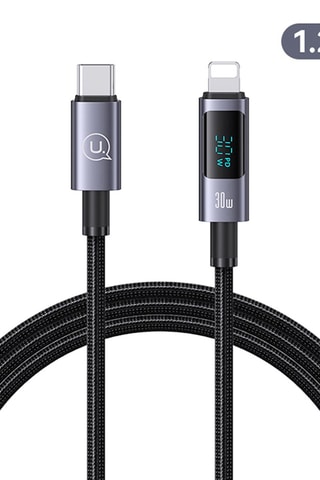 Kabel Eko 30 W - USB-C- en lightningkabel- 1,2 m
