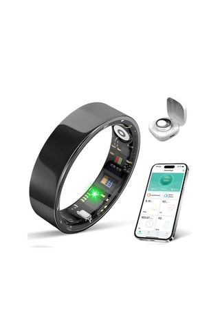 Smartring Mogie - Model Titan - Zwart - Maat 10