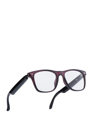 Smartbril Mogie - Model Sirius - Bluetooth - Bordeauxrood en zwart