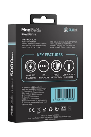 Powerbank USB-C Powerbank MagNetix - 5000 mAh