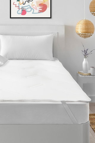 Surmatelas de 3 cm en fibre viscoélastique et respirante