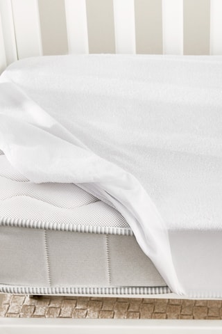 Protège-matelas en tissu éponge anti-acariens