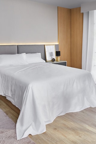 Ensemble de draps en satin 100% coton, 300 fils/cm²