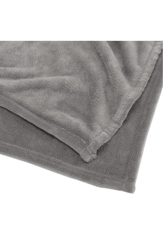 couverture à carreaux unis en velours extra doux