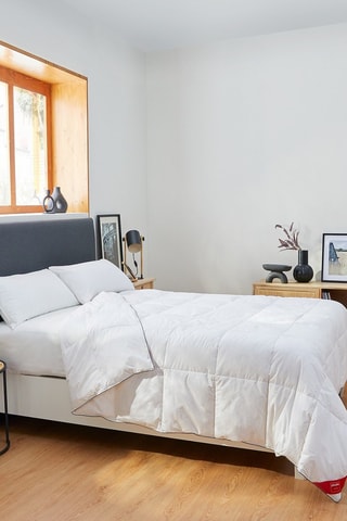 Couette nordique anti-duvet - 220 g/m² - Blanc