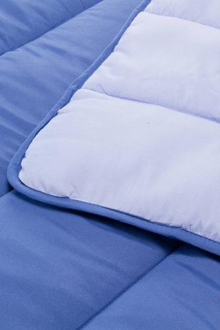 Couette réversible - Bleu foncé et ciel