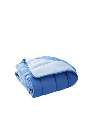 Couette réversible - Bleu foncé et ciel