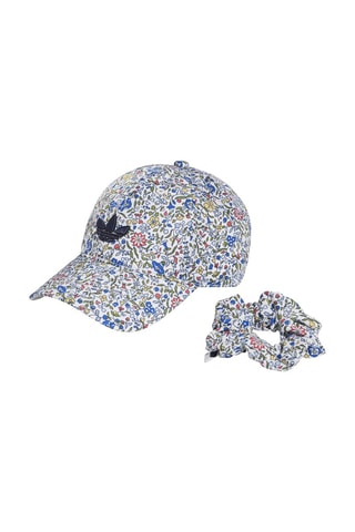 Casquette de baseball en velours Graphics - Blanc et bleu roi