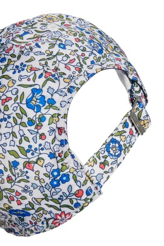 Casquette de baseball en velours Graphics - Blanc et bleu roi