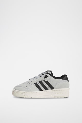Chaussures de basketball en cuir Rivalry Low - Gris clair