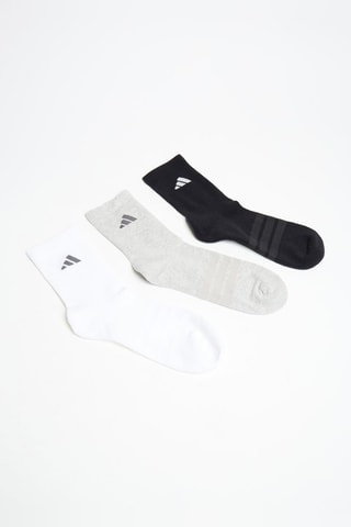 3 paires de chaussettes - Blanc et gris