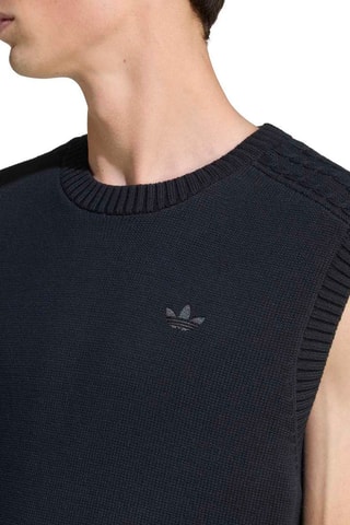 Pull sans manches Premium Essentials - Noir