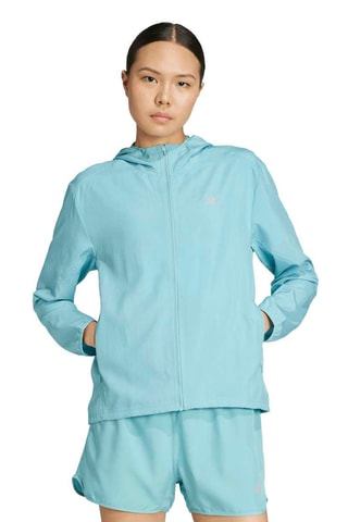 Veste de running à capuche Run it - Turquoise