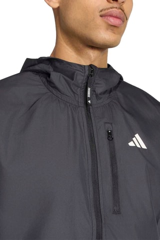 Veste de running à capuche Otr - Noir