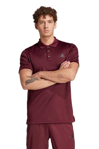 Polo regular d’entraînement Essentials - Bordeaux