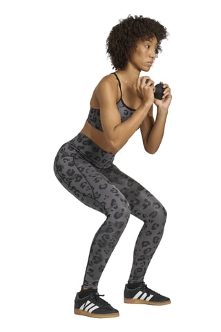 Legging d’entraînement taille haute AOP - Gris