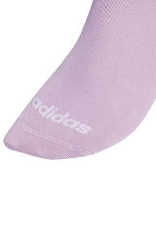 3 paires de chaussettes Essentials Linear - Violet et blanc
