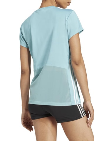 T-shirt slim d’entraînement Intensity - Turquoise