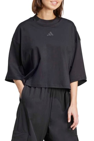 T-shirt loose Urban Outdoor - Noir