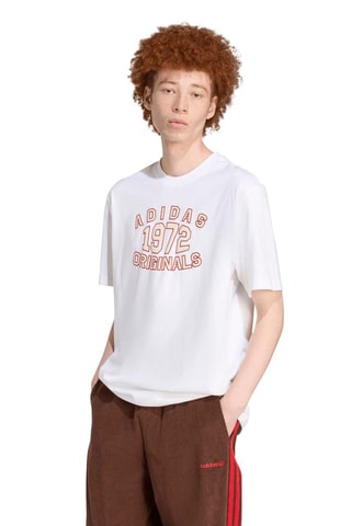 T-shirt loose Graphic - Blanc